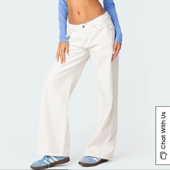 NWT: Edikted low rise slouchy jeans - Picture 2 of 4